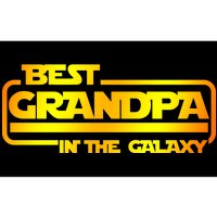 Best Grandpa In The Galaxy Funny Bumper Sticker