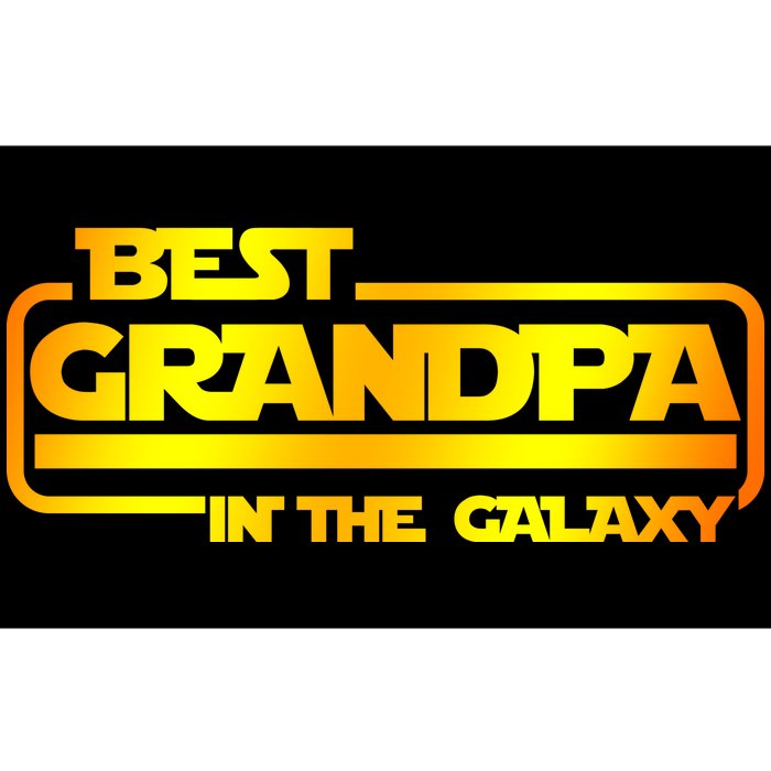 Best Grandpa In The Galaxy Funny Bumper Sticker