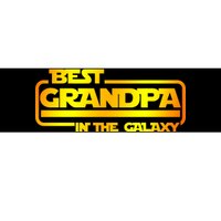 Best Grandpa In The Galaxy Funny Bumper Sticker