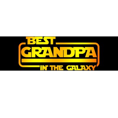 Best Grandpa In The Galaxy Funny Bumper Sticker