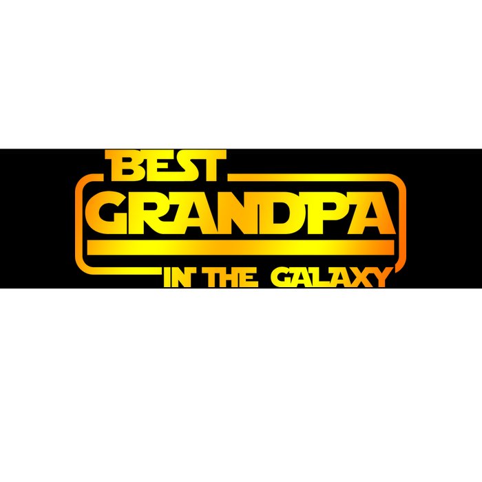 Best Grandpa In The Galaxy Funny Bumper Sticker