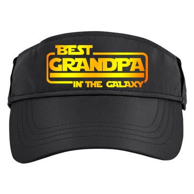 Best Grandpa In The Galaxy Funny Adult Drive Performance Visor