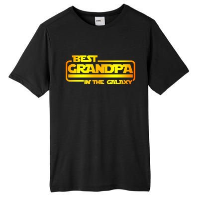 Best Grandpa In The Galaxy Funny Tall Fusion ChromaSoft Performance T-Shirt