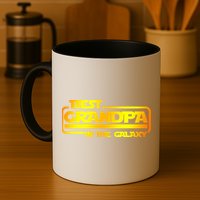 Best Grandpa In The Galaxy Funny Mug