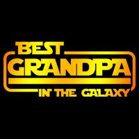 Best Grandpa In The Galaxy Funny Drawstring Bag