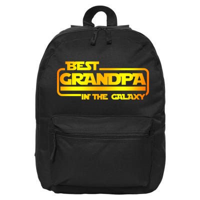 Best Grandpa In The Galaxy Funny 16 in Basic Backpack