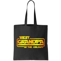 Best Grandpa In The Galaxy Funny Tote Bag