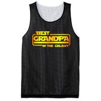 Best Grandpa In The Galaxy Funny Mesh Reversible Basketball Jersey Tank