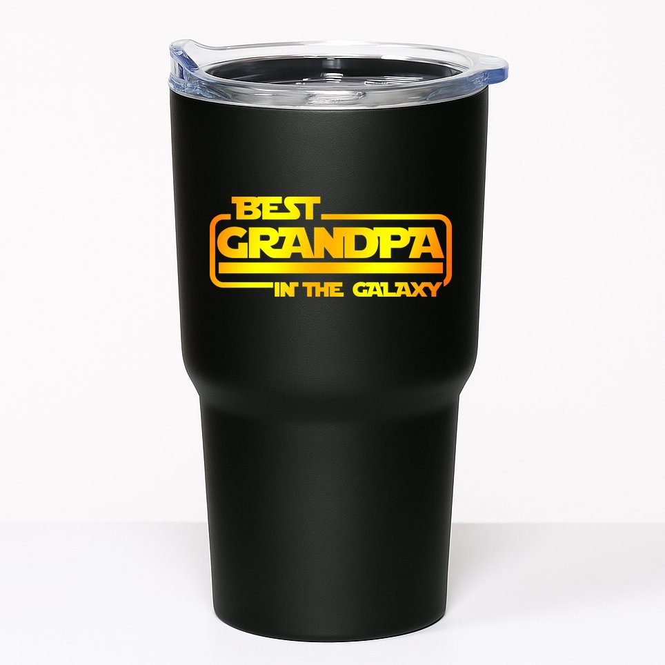 Best Grandpa In The Galaxy Funny Tumbler