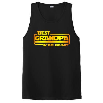 Best Grandpa In The Galaxy Funny PosiCharge Competitor Tank