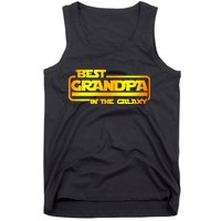 Best Grandpa In The Galaxy Funny Tank Top