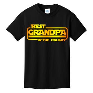 Best Grandpa In The Galaxy Funny Kids T-Shirt