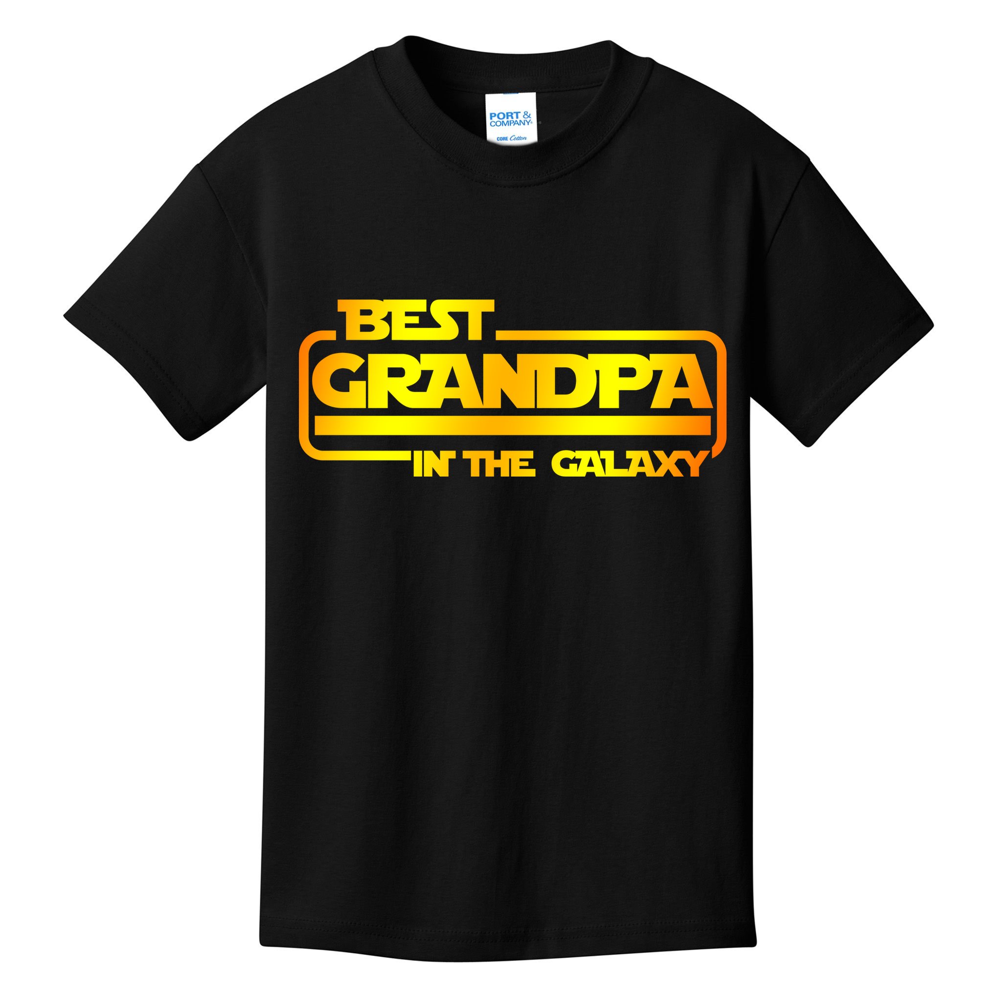 Best Grandpa In The Galaxy Funny Kids T-Shirt
