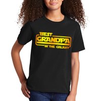 Best Grandpa In The Galaxy Funny Kids T-Shirt