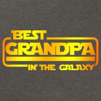 Best Grandpa In The Galaxy Funny Cotton Canvas Backpack