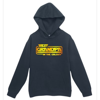 Best Grandpa In The Galaxy Funny Urban Pullover Hoodie