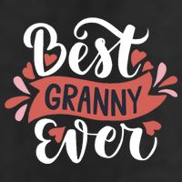 Best Granny Ever Hearts 7 Panel Mesh Trucker Snapback Hat