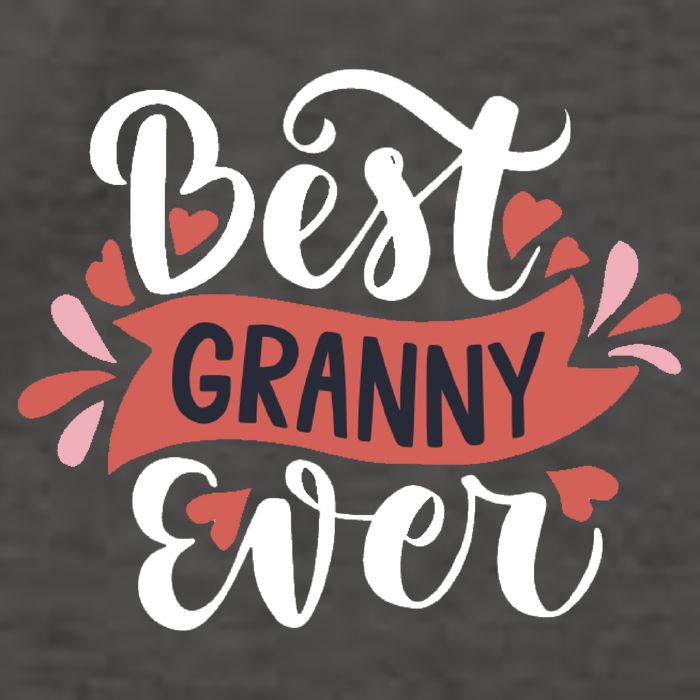 Best Granny Ever Hearts Vector Backpack