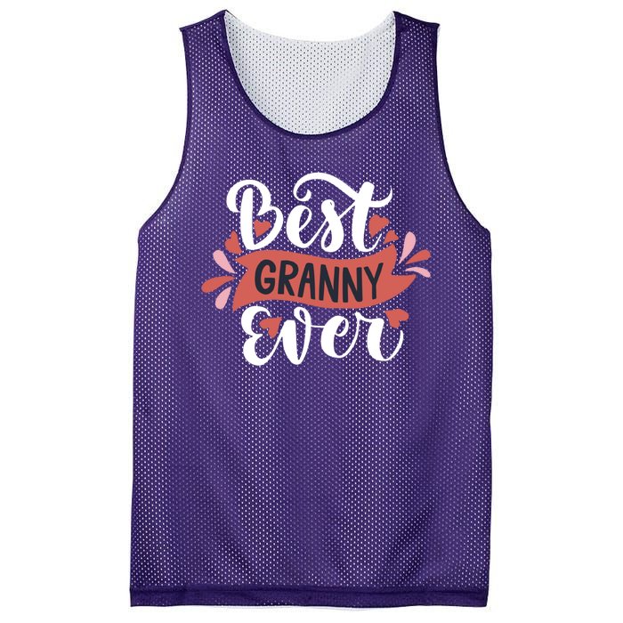 Best Granny Ever Hearts Mesh Reversible Basketball Jersey Tank