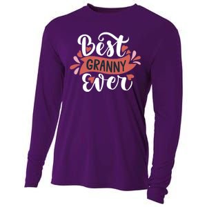 Best Granny Ever Hearts Cooling Performance Long Sleeve Crew