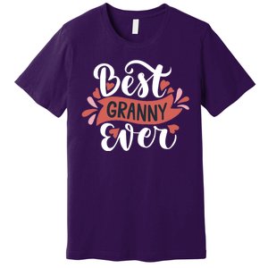 Best Granny Ever Hearts Premium T-Shirt