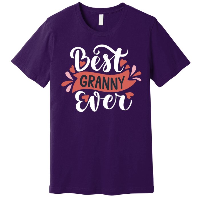 Best Granny Ever Hearts Premium T-Shirt