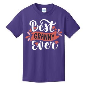 Best Granny Ever Hearts Kids T-Shirt