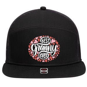 Best Granny Ever Loving Grandmother 7 Panel Mesh Trucker Snapback Hat