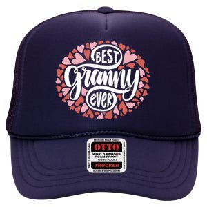 Best Granny Ever Loving Grandmother High Crown Mesh Back Trucker Hat