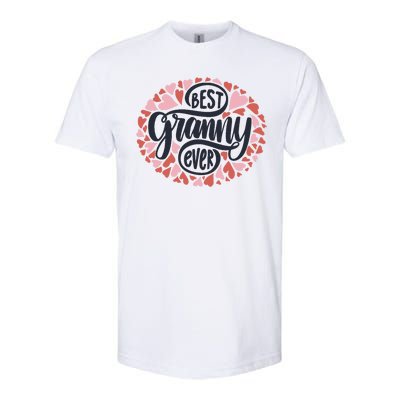 Best Granny Ever Loving Grandmother Softstyle® CVC T-Shirt