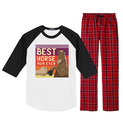 Best Horse Mom Ever Raglan Sleeve Pajama Set