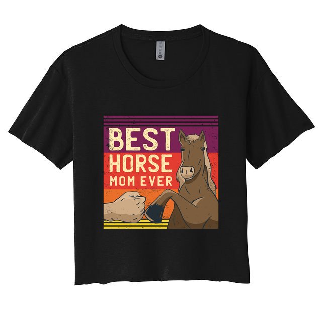 Best Horse Mom Ever Crop Top
