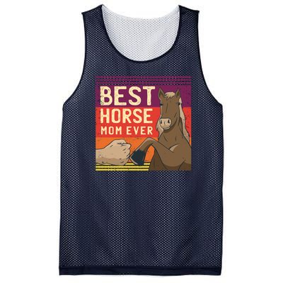 Best Horse Mom Ever Mesh Reversible Basketball Jersey Tank