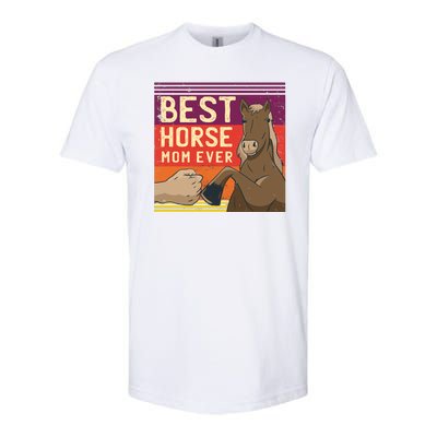 Best Horse Mom Ever Softstyle® CVC T-Shirt