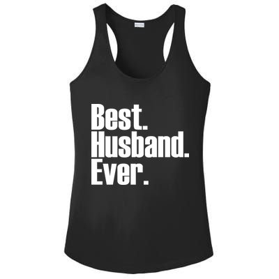 Best Husband Ever Ladies PosiCharge Competitor Racerback Tank