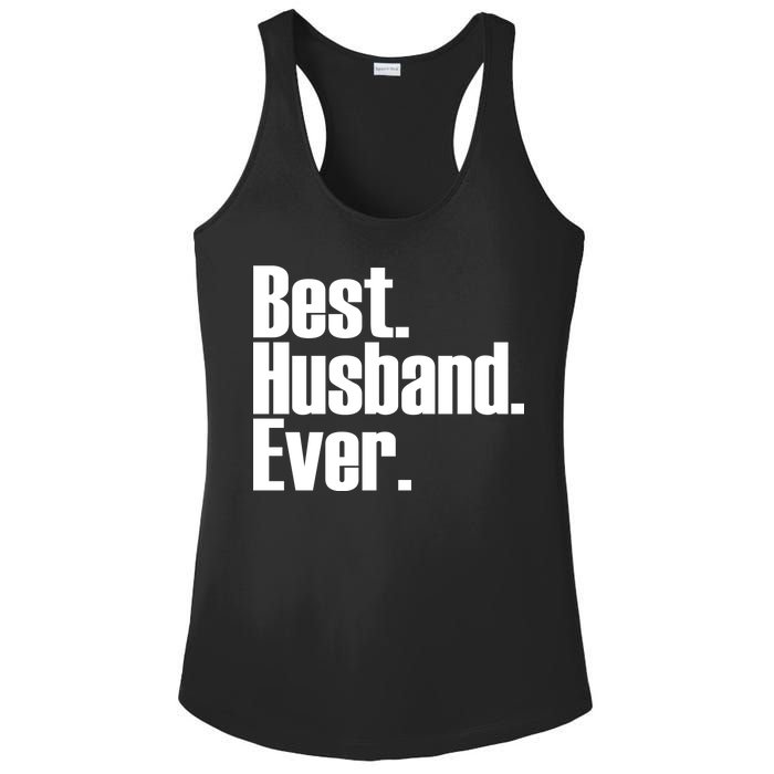 Best Husband Ever Ladies PosiCharge Competitor Racerback Tank