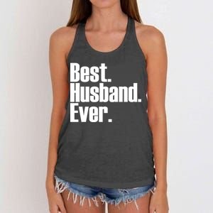 Best Husband Ever Women's Knotted Racerback Tank