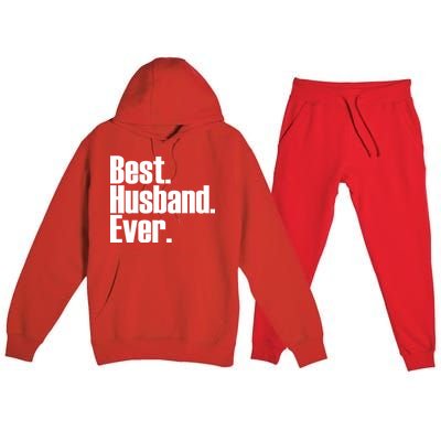 Best Husband Ever Premium Hooded Sweatsuit Set