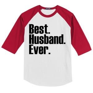 Best Husband Ever Kids Colorblock Raglan Jersey