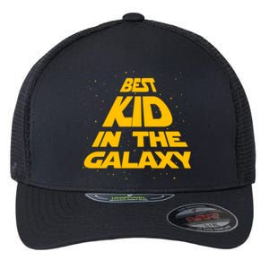 Best Kid In The Galaxy Flexfit Unipanel Trucker Cap