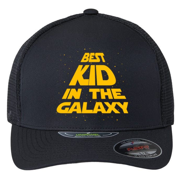 Best Kid In The Galaxy Flexfit Unipanel Trucker Cap