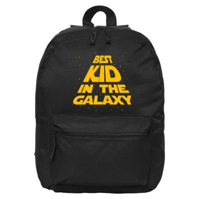 Best Kid In The Galaxy 16 in Basic Backpack