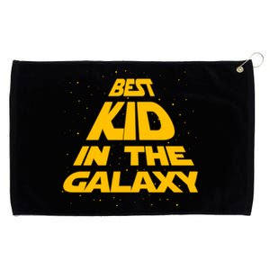 Best Kid In The Galaxy Grommeted Golf Towel