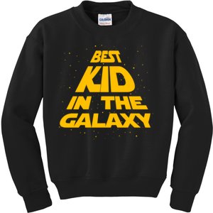 Best Kid In The Galaxy Kids Sweatshirt