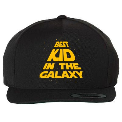 Best Kid In The Galaxy Wool Snapback Cap