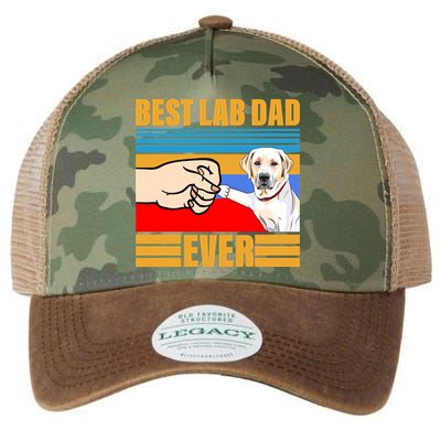 Best Lab Dad Ever Legacy Tie Dye Trucker Hat