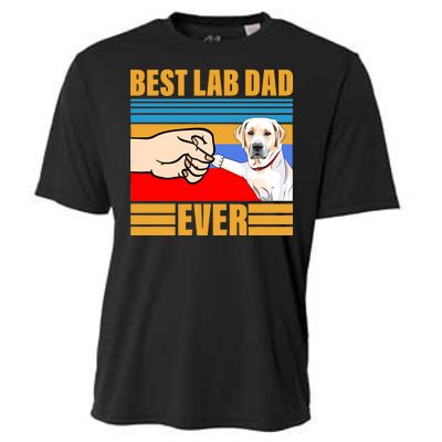 Best Lab Dad Ever Cooling Performance Crew T-Shirt