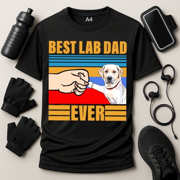 Best Lab Dad Ever Performance Shirt