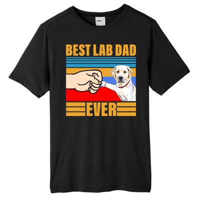 Best Lab Dad Ever Tall Fusion ChromaSoft Performance T-Shirt