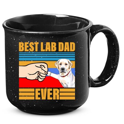 Best Lab Dad Ever 15oz Campfire Ceramic Mug